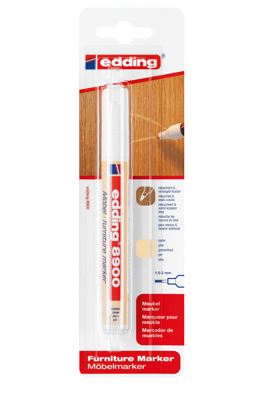 Marcador lacado para muebles Edding E-8900 Pino