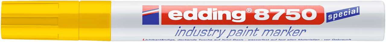 Marcador óleo Industrial Edding E-8750 amarillo