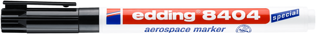 Marcador aeroespacial Edding e-8404 negro
