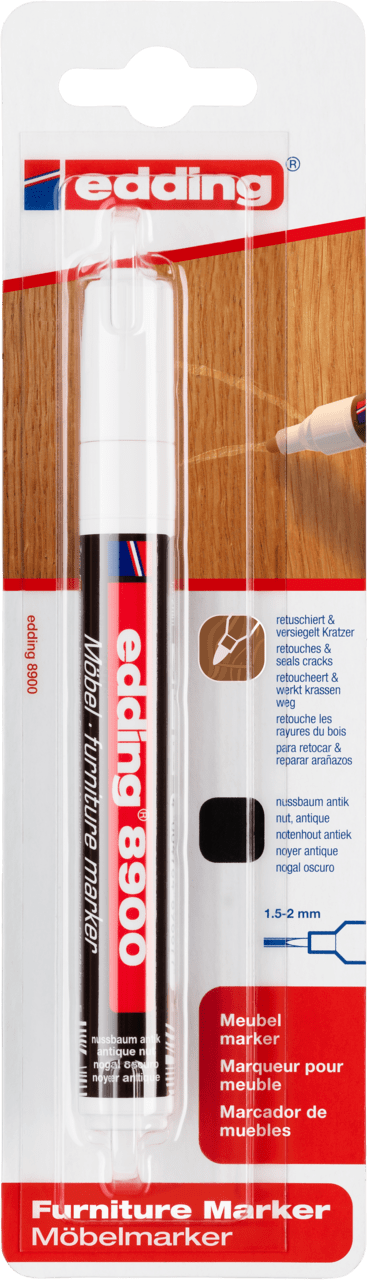 Marcador lacado para muebles Edding E-8900 Negro