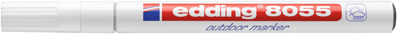 Marcador para exteriores Edding e-8055 Blanco