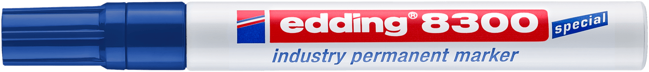 Marcador permanente industrial edding 8300 Azul