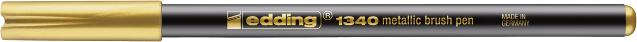 Marcador punta pincel Edding-1340 Oro