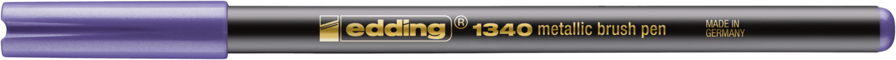 Marcador punta pincel Edding-1340 Violeta metalizado