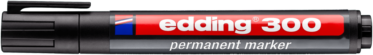 Marcador permanente edding E-300 Negro