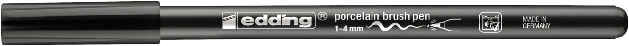 Marcador Porcelana Edding E-4200 Negro