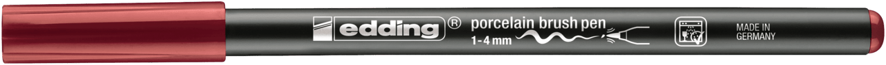 Marcador Porcelana Edding E-4200 Carmesi