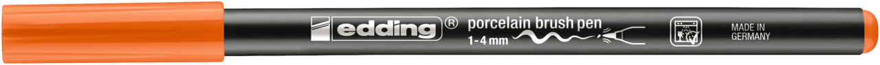 Marcador Porcelana Edding E-4200 Naranjo