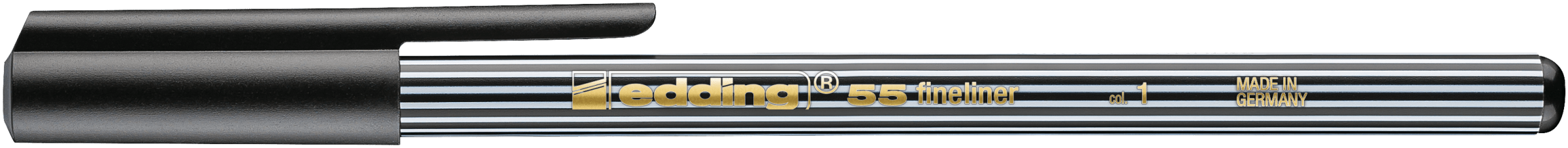  Tiralíneas Edding   E-55 Negro  0.3 