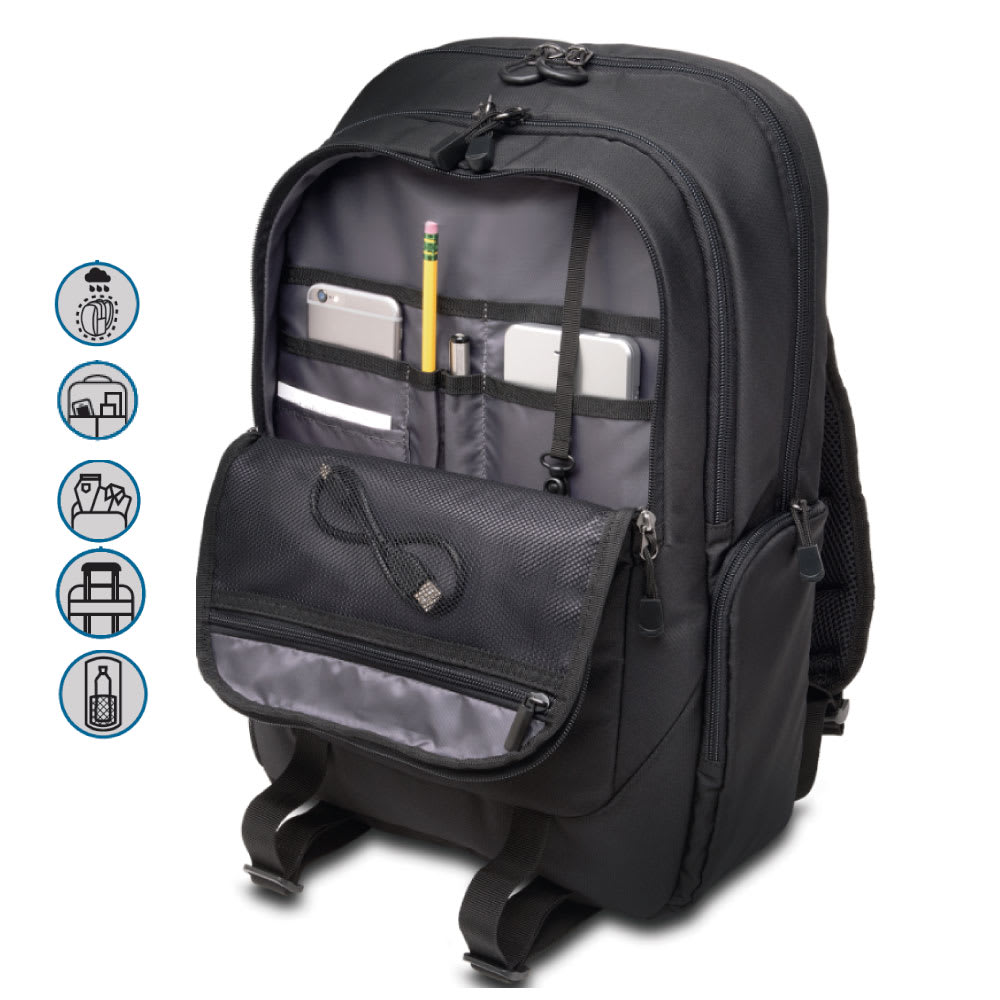 Mochila Biker, Negro,15.6 Pulg 28 lts - Kensington | Lamy Chile