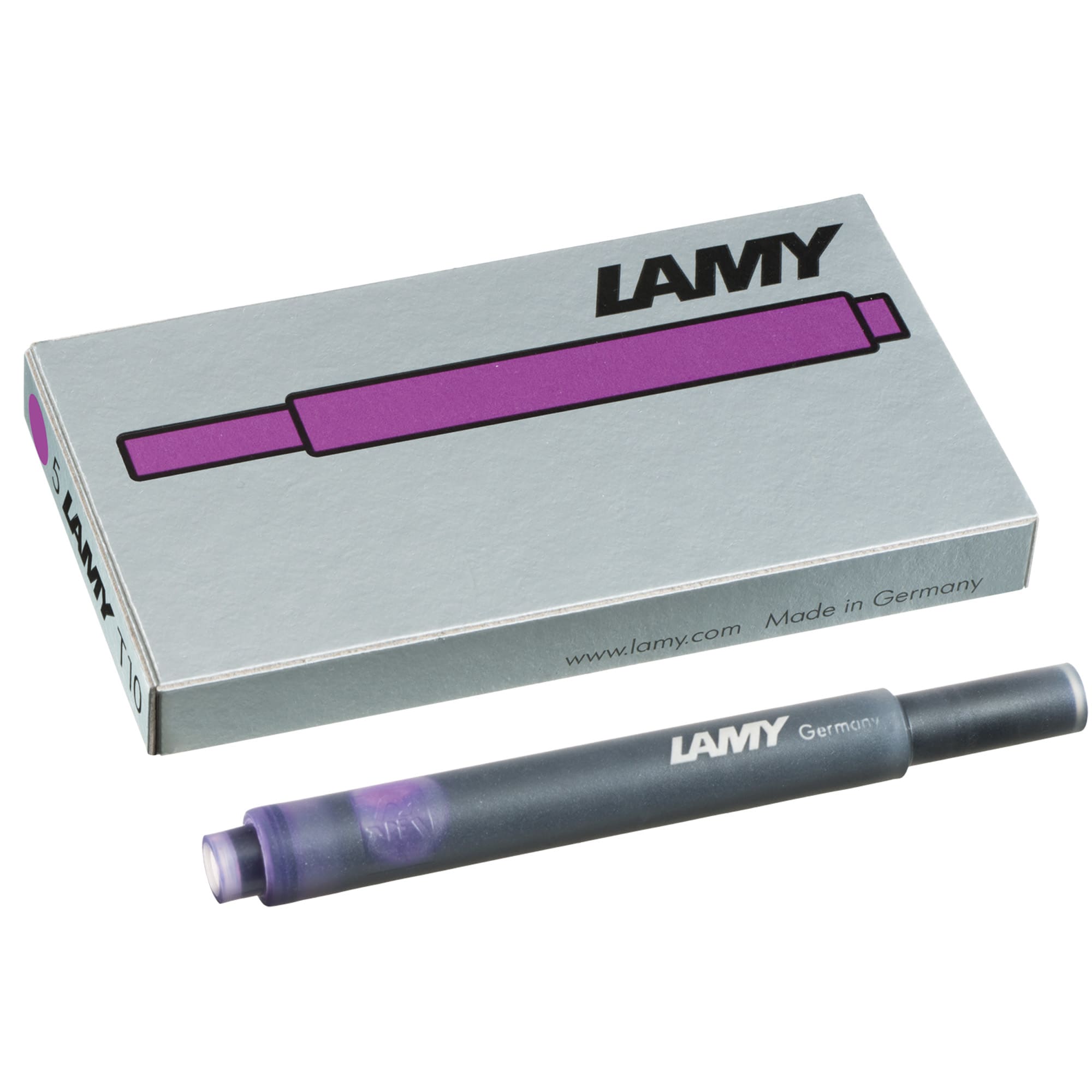 Cartucho de tinta Lamy T10 Violeta para Plumas