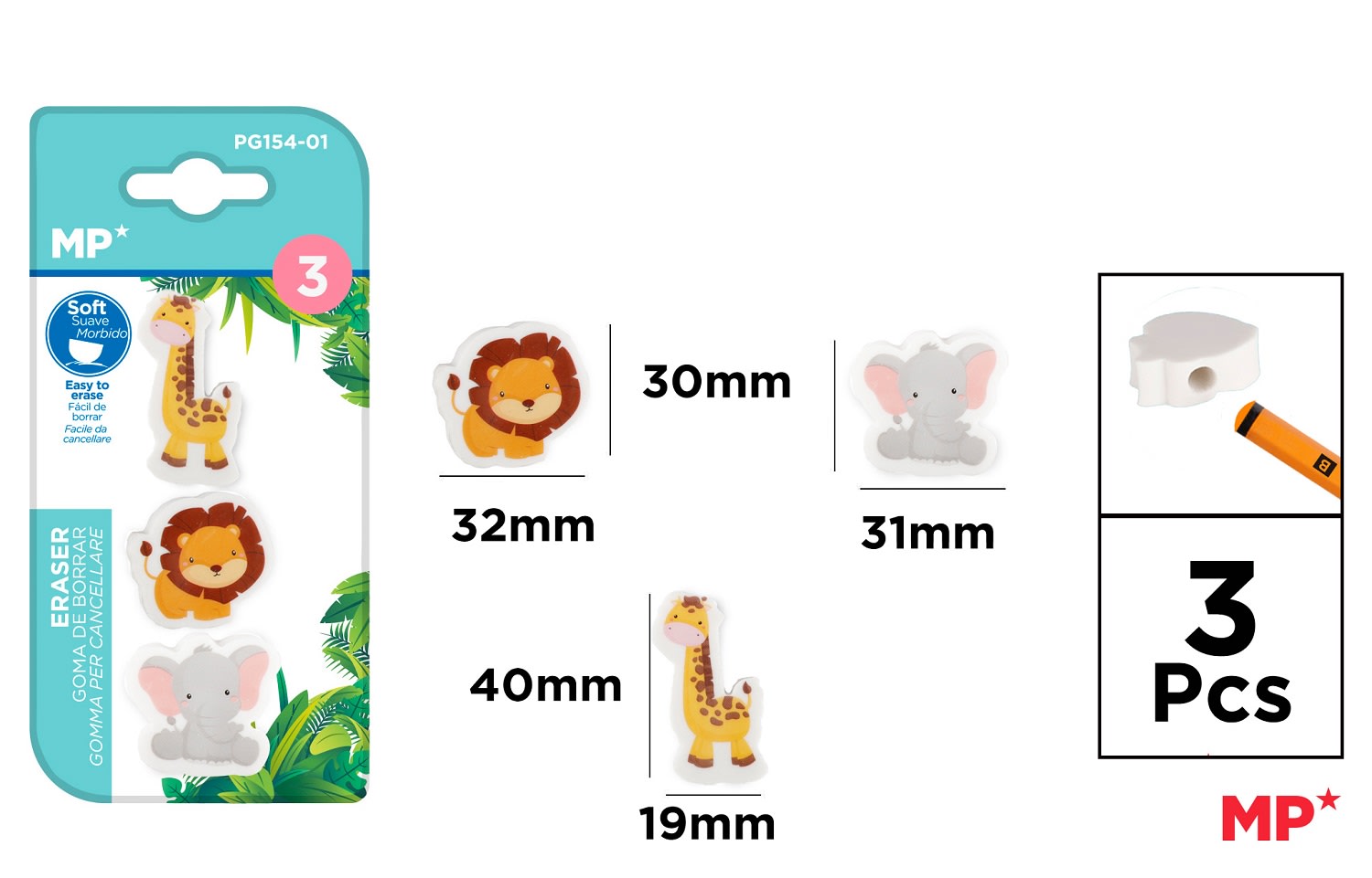 Goma De Borrar Creativas (MP)