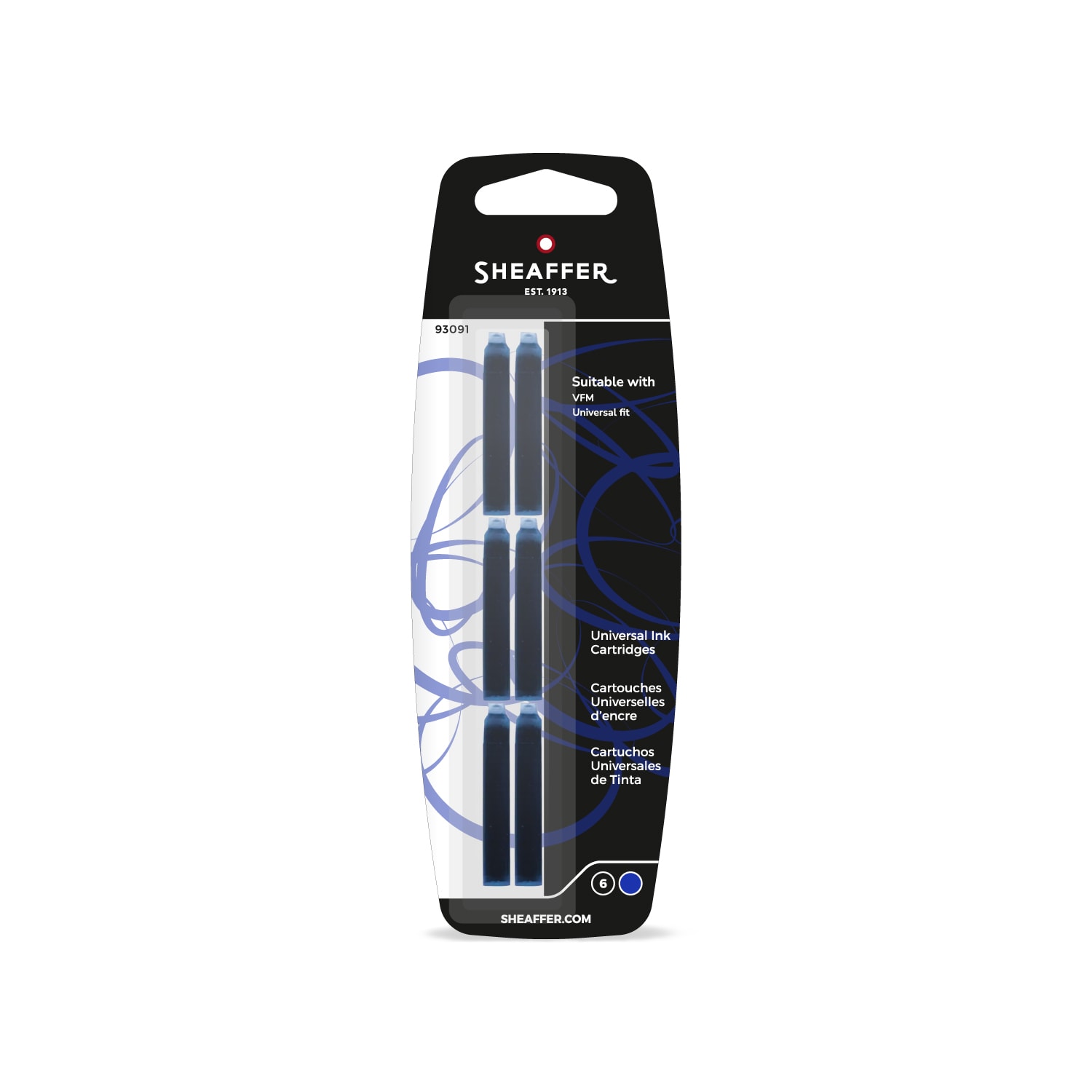 Cartucho Sheaffer Vfm/Universal Azul