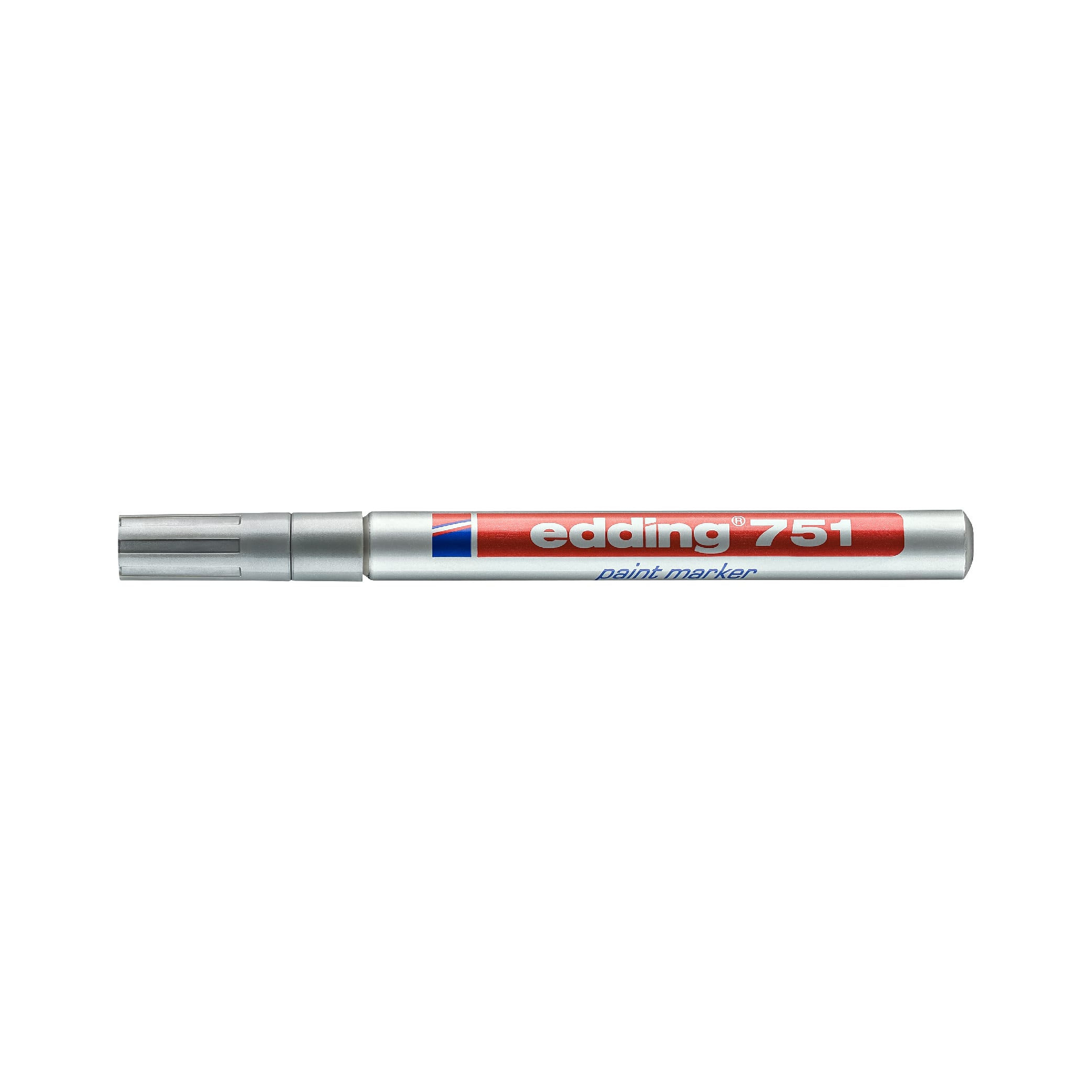 Marcador Óleo Permanente Edding E-751 Plata