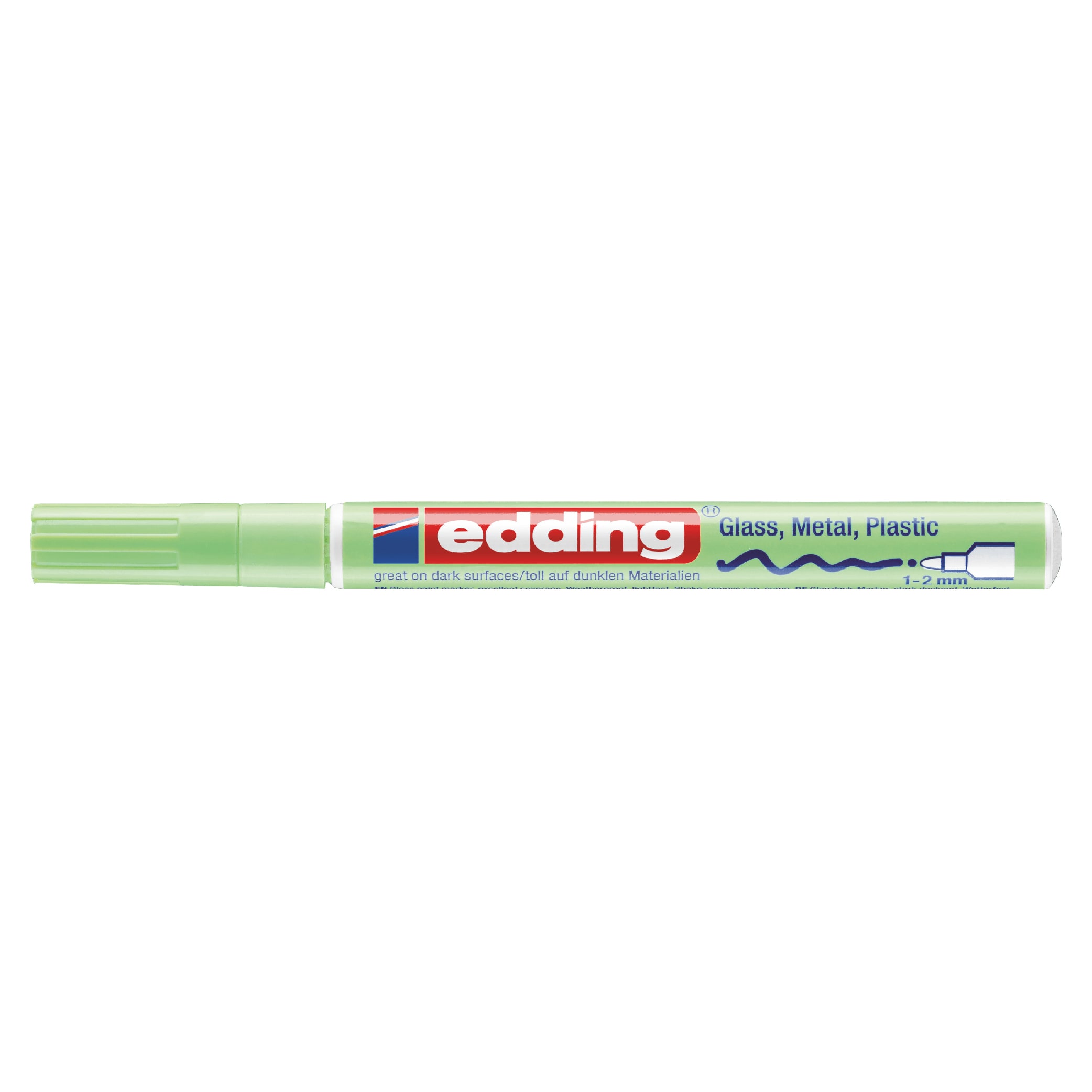 Marcador Óleo Permanente Edding E-751 Verde Pastel