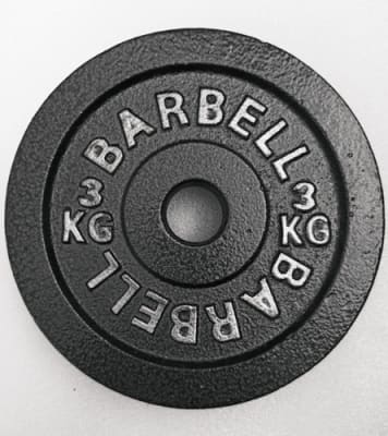 Par de Discos de 3 kgs Barbell