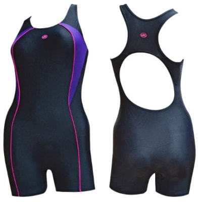 T.Baño Mujer Barracuda Legg Bound Negro-Morado