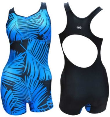 T.Baño Mujer Barracuda Legg Crayon Azul-Negro