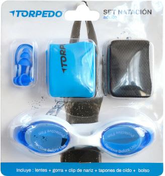 Set Natación Torpedo Adulto