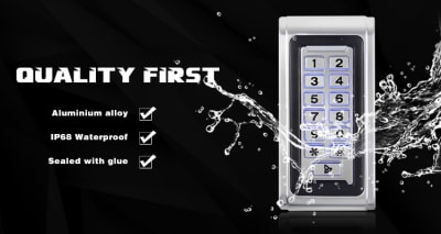 Stand Alone teclado+ proximidad metálico uso exterior metálico. 2.000 usuarios. Salida Wiegand 26 Stand Alone teclado+ proximidad metálico uso exterior metálico. 2.000 usuarios. Salida Wiegand 26