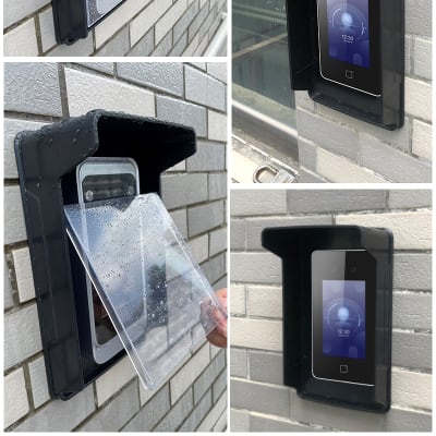 Cubierta exterior para lectoras, citófonos, teclados