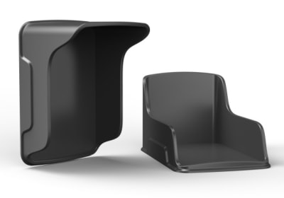 Cubierta  para lectoras de control de puertas