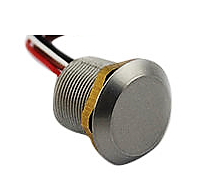 Lector de proximidad tipo botón  metálico  EM 125Khz 