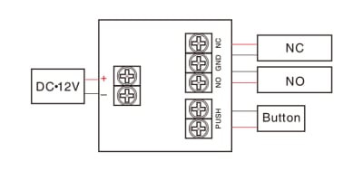 Temporizador 0-30 segundos para sistemas de control de acceso