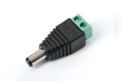 Conector macho alimentación DC