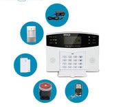 Kit de alarma local  pantalla LCD , inalambrica