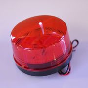 Mini baliza led color rojo 12Vdc con base