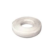 Cable paralelo 2x24 AWG, color blanco, 100 mts.