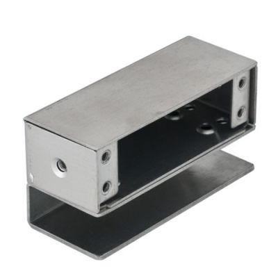 Accesorio tipo U para cerraduras de pivote para puertas de vidrio