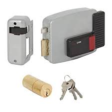 Cerradura eléctrica sobrepuesta.
