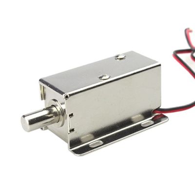 Cerradura eléctrica para muebles con vástago 