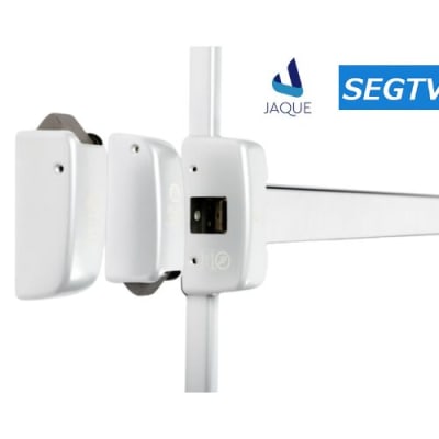 Cerradura Barra Antipánico Touch Gris 2 puntos de cierre T392F04 resistente al calor