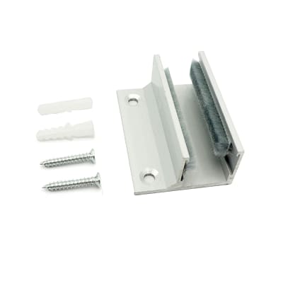 Guía para puerta corredera de cristal posicionador 12MM