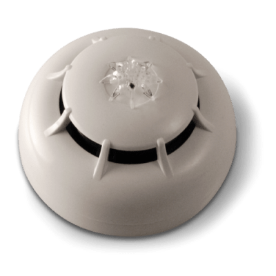 Detector de humo fotoeléctrico/ temperatura con base incluida. Marca INIM . 