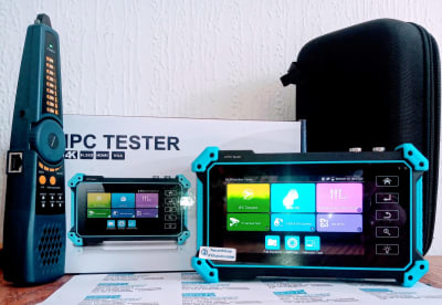 Tester CCTV IPC5200C PLUS todo en uno IP/HD-TVI/CVI/AHD/CVBS 8MP. monitor de 5