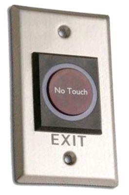 Pulsador de salida no touch, infrarrojo
