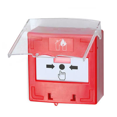 Salida de emergencia para incendio EB-20C (rojo) SPDT / NO/NC/COM con reposición