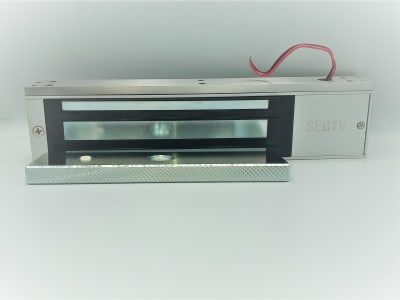 Retenedor electromagnético 320 Kg  con Temporizador