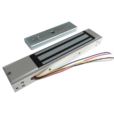 Retenedor de 180 KG 12/24VDC  LED y sensor de puerta
