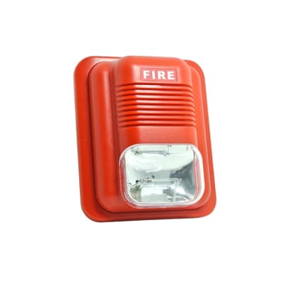 Sirena con estrobo LED para incendio