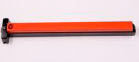Cerradura o barra antipánico Touch ( negro /rojo) marca JAQUE T-300 B/N