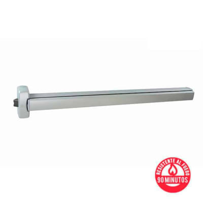 Cerradura o barra antipánico touch  color gris resistente al fuego T395-04