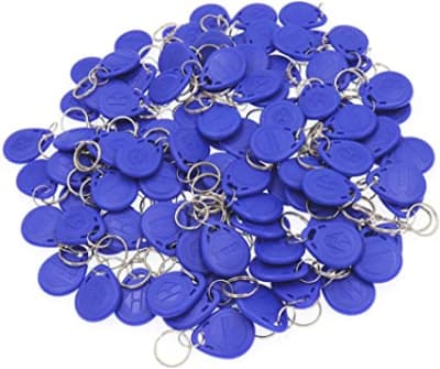 Bolsa 100 unidades  de tarjetas de proximidad tipo llavero 125Kz