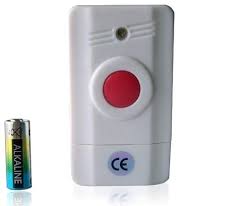 Control remoto 433Mhz  con botón rojo de pánico TX405 para fijar en muebles y/o muros