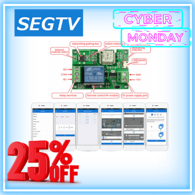 Abre puertas y portones con el teléfono APP WIFI 1 relé de salida