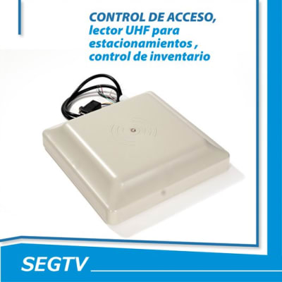 Lector UHF, alcance 5metros, wiegand 26, RS232/485